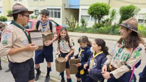 Escuteiros do agrupamento 1398