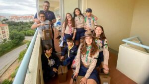 Escuteiros do agrupamento 1398