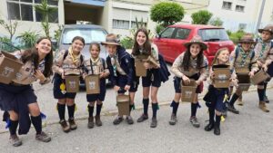 Escuteiros do agrupamento 1398