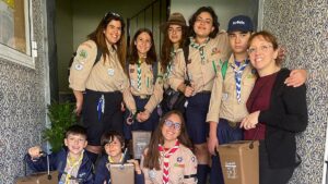 Escuteiros do agrupamento 1398