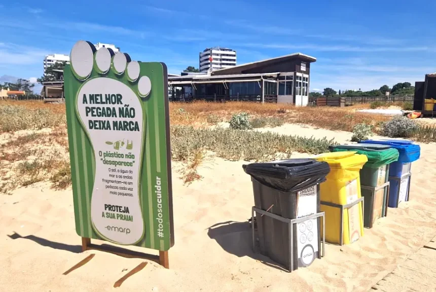 emarp.pt-202606-melhorpegadanaodeixamarca-destaque EMARP reforça a recolha de recicláveis nas praias e renova a campanha “A melhor pegada não deixa marca”